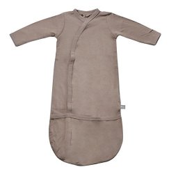 Kyte BABY Bundlers - Baby Sleeper Gowns Made Of Soft Organic Bamboo Material - 0-6 Months - Solid Colors 0-3 Months Clay