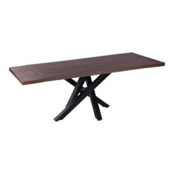 Modern Wooden Dining Room Table - Brown