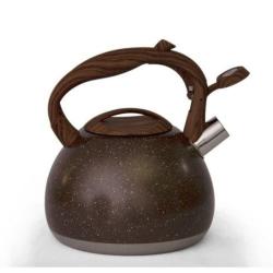Stylish Whistle Kettle Free Shipping - Brown