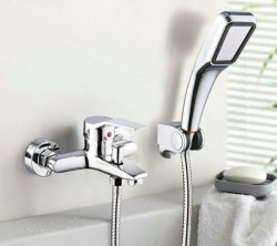 Bathroom Shower Faucet Bath Faucet Mixer Tap With Hand Shower Head Shower Faucet Set Wall Mounted