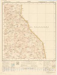Historic Pictoric Map : Thar Parkar District Sind No. 40 K s.e. 1938 India 1:126 720 Antique Vintage Reproduction : 24IN X 30IN