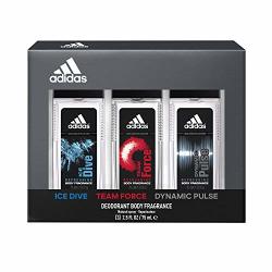 Adidas Ice Dive Team Force Dynamic Pulse Men's Body Spray Gift Set Total Retail Value $27.00