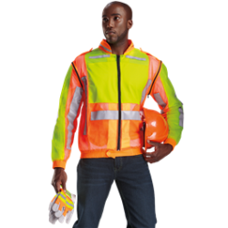 Force Jacket - Safety Yellow And Orange - New - Barron - 3XL 4XL 5XL