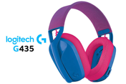 Logitech G435 Bluetooth Wireless Gaming Headset - Blue