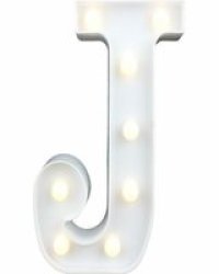 LED Letter Light J
