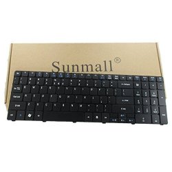 Sunmall A6 Laptop Keyboard Replacement For Acer Aspire For 5250 5251 5253 5336 5551 5552 5560 5733 5733Z 5736Z 5738Z 5740 5741 5742 5750 5750G 5810 7741 7551 Series Us Layout 6 Months Warranty