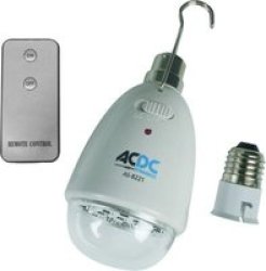 ACDC Dynamics Acdc AS-8221 230VAC 22 LED Rechargeable Lamp B22 C w E27 Lha And Remote