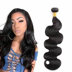 Brazilian Body Wave Hair 1 Bundles 24 Inches Single Bundles Deal 100% 8A Grade Unprocessed Brazilian Virgin Human Hair Weft For Black Women 1B