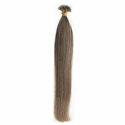 Fenicy Nano Ring Tip 100STANDS Remy European Double Drawn Hair Extensions 16INCH 1.0G S 10 Light Ash Brown