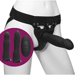 Deals on Doc Johnson Body Extensions - Be Naughty - Hollow Strap-on System  - Remote Operated Vibrating Silicone Harness With Elastic Waist Band And 3 Hollow  Dildos | Compare Prices & Shop Online