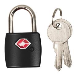 Cellini Black Tsa Padlock Set - 2 X Key Locks