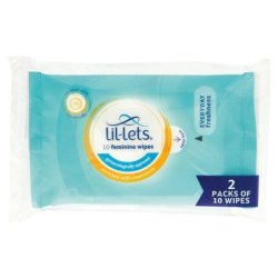 Lil-Lets Feminine Wipes Chamomile 2 X 10S