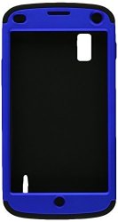 Mybat LGE960HPCTUFFSO005NP Premium Tuff Case For LG Nexus 4 E960 - 1 Pack - Retail Packaging - Titanium Dark Blue black