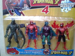 Plastic Spiderman Figurines 15cm Perfect To Use As Caketoppers
