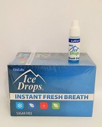 Oralabs Ice Drops Instant Fresh Breath Icy Mint Whole Box, 41% OFF