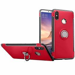Xiaomi Mi Max 3 Case Dwaybox Hybrid Back Case Cover With 360 Degree Rotation Ring Holder For Xiaomi Mi Max 3 6.9 Inch Compatible