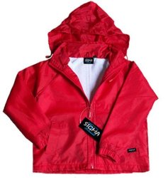 Red Adult Sigma Rain Jacket Small