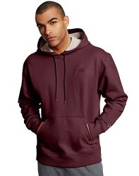 champion powerblend hoodie maroon