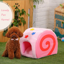 Comfortable Cake Pet Dog Cat Kennel Candy Color Cake Pet House Bed