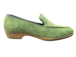 - Suede Green Men's Loafers