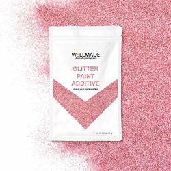 Wellmade Glitter Paint Additive For Paint-wall Interior exterior Ceiling Wood Metal Varnish Dead Flat Diy Art And Craft 150G 5.3OZ 10G SAMPLE Champagne