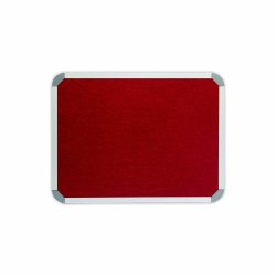 Info Board Aluminium Frame - 600 450MM - Burgandy