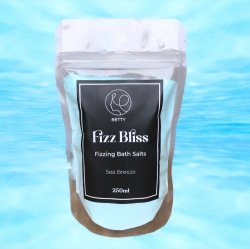 Fizz Bliss Fizzing Bath Salts - Sea Breeze