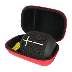 Khanka Hard Travel Case For Ultimate Ears Wonderboom Waterproof Super Portable Bluetooth Speaker - Red