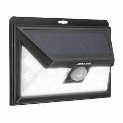 Mr Beams Solar Wedge Plus 24 LED Security Outdoor Motion Sensor Wall Light 1 Pack Black