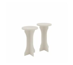 Luck End Tables Off-white