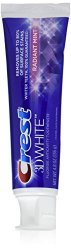 Crest 3D White Radiant Mint Whitening Toothpaste 4.8 Oz 2 Count