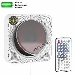 Portable DVD Cd Player With Bluetooth Wall Mounted Cd Player Home Music DVD Player With Speaker And Remote Control And Dust Cover Support