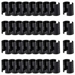 Anphsin 36 Pairs 72 Pack Wire Shelving Shelf Lock Clips For 1" Post- Shelving Sleeves Replacements For Wire Shelving System