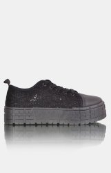 Footwork Ladies Centro Casual Shoes - Black - Black UK 6