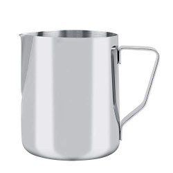 Stainless Steel Cup Milk Frothing Cup Coffee Pitcher Jug Latte Art Rust-proof Heat-resistant And Not Easy To Be Deformed 600ML