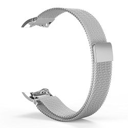 Samsung Gear Fit2 Watch Band Moko Milanese Loop Stainless Steel Bracelet Smart Watch Strap + Connector For Gear Fit 2 Sm-r360 Smart Watch