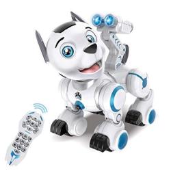 Fisca Remote Control Robotic Dog Rc Interactive Intelligent Walking Dancing Programmable Robot Puppy Toys Electronic Pets With Light And Sound For Kids Boys Girls