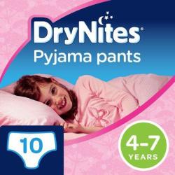 Huggies Drynites Girls 4-7 Yrs 10'S
