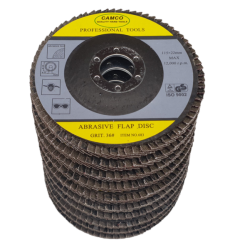 Pack Of 10 Flap Discs 115MM - 36 Grit