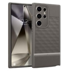 Case Logic Samsung Galaxy S24 Ultra Premium Parallax Series Protective Case Ash Gray Caseology