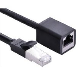UGreen CAT6 M Utp To RJ45 F 3M Ext Cable - Black