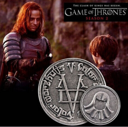 Game Of Thrones The Iron Coin With Coin Bag
