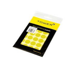 Tower C19 Colour Code Labels Sheets - Yellow