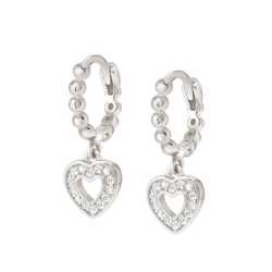 Lovecloud Heart Drop Earrings