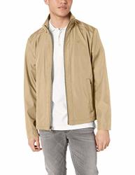 Calvin klein men's poly deals bonded open bottom jacket