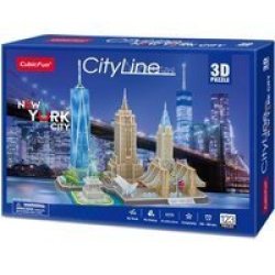 CubicFun Cubic Fun City Line New York City 123 Piece 3D Puzzle