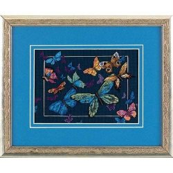 Dimensions Needlecrafts Counted Cross Stitch Exotic Butterflies