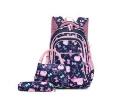 3PCS Set Waterproof Children School Bags Backpacks For Girls
