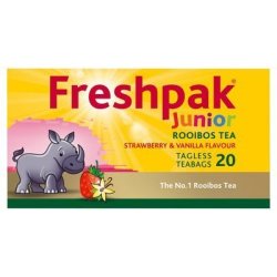 Freshpak Junior Tea Bags Strawberry Vanilla 20 Pack