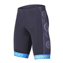 ANIVIVO Mens Cycling Shorts 3D Gel Padding with Italian Imported Non-Slip Belt,Bike Shorts W227149 